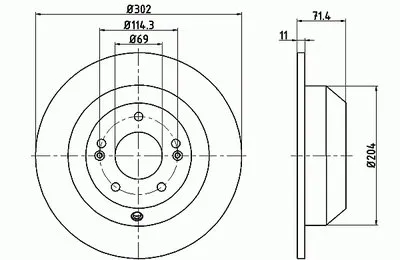 Тормозной диск MINTEX купить