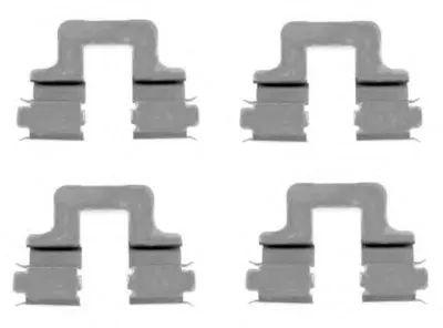 Комплектующие, колодки дискового тормоза HELLA PAGID купить