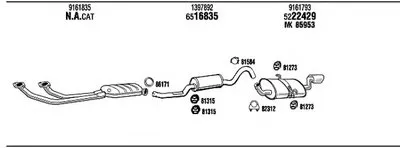 Система выпуска ОГ WALKER купить