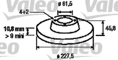 Тормозной диск VALEO купить