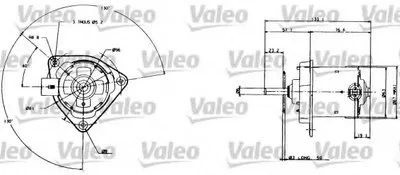 Электродвигатель, вентилятор радиатора VALEO купить