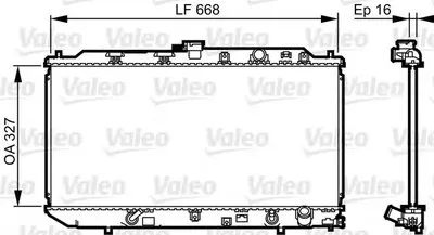 Радиатор, охлаждение двигателя VALEO купить