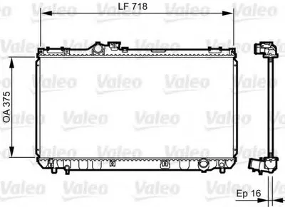 Радиатор, охлаждение двигателя VALEO купить