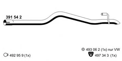 Труба выхлопного газа ERNST купить