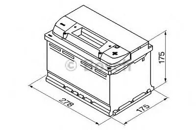 Стартерная аккумуляторная батарея; Стартерная аккумуляторная батарея S5 BOSCH купить
