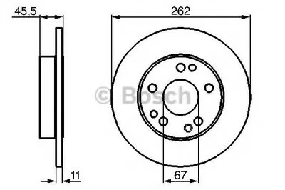 Тормозной диск BOSCH купить