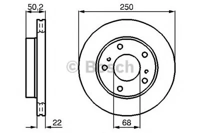 Тормозной диск BOSCH купить