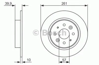 Тормозной диск BOSCH купить