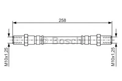 Тормозной шланг BOSCH купить