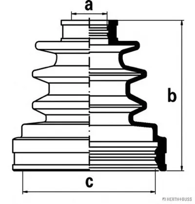 Комплект пылника, приводной вал HERTH+BUSS JAKOPARTS купить
