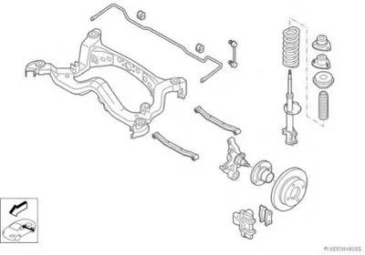 Рулевое управление; Подвеска колеса HERTH+BUSS JAKOPARTS купить