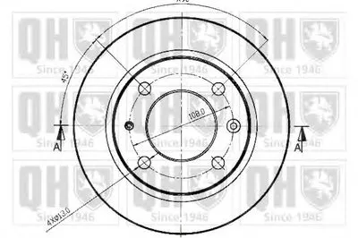 Тормозной диск QUINTON HAZELL купить