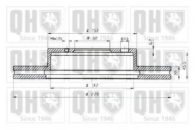 Тормозной диск QUINTON HAZELL купить