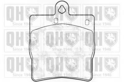 Комплект тормозных колодок, дисковый тормоз QUINTON HAZELL купить