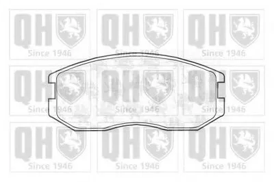 Комплект тормозных колодок, дисковый тормоз QUINTON HAZELL купить