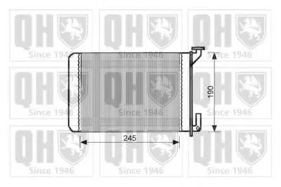 Теплообменник, отопление салона QUINTON HAZELL купить