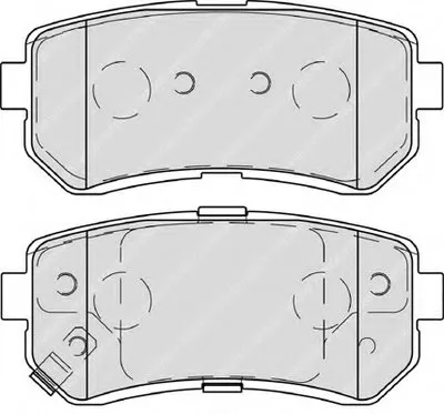 Комплект тормозных колодок, дисковый тормоз PREMIER FERODO купить