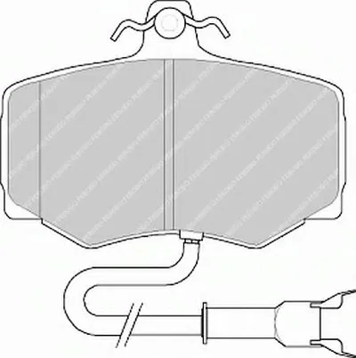 Комплект тормозных колодок, дисковый тормоз PREMIER FERODO купить