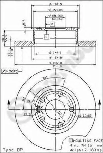 Тормозной диск AP купить