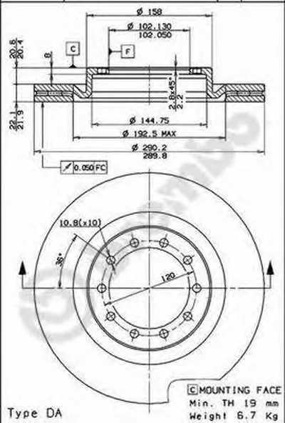 Тормозной диск AP купить