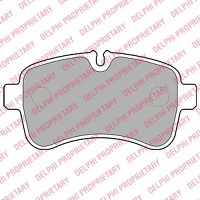 Комплект тормозных колодок, дисковый тормоз DELPHI купить