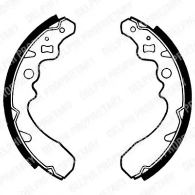 Комплект тормозных колодок DELPHI купить