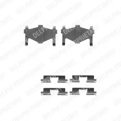 Комплектующие, колодки дискового тормоза DELPHI купить