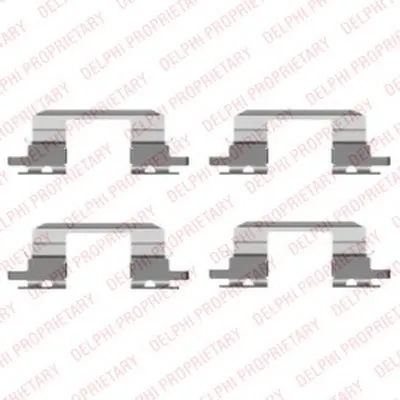 Комплектующие, колодки дискового тормоза DELPHI купить