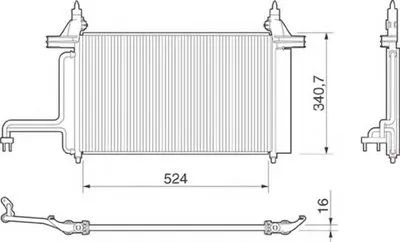 Конденсатор, кондиционер MAGNETI MARELLI купить