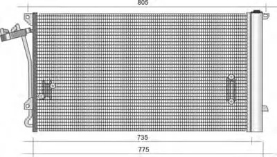 Конденсатор, кондиционер MAGNETI MARELLI купить