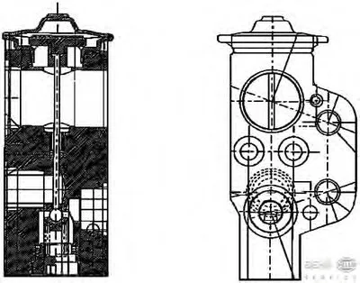 Расширительный клапан, кондиционер BEHR HELLA SERVICE купить