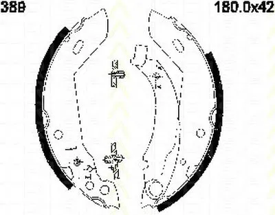 Комплект тормозных колодок TRISCAN купить