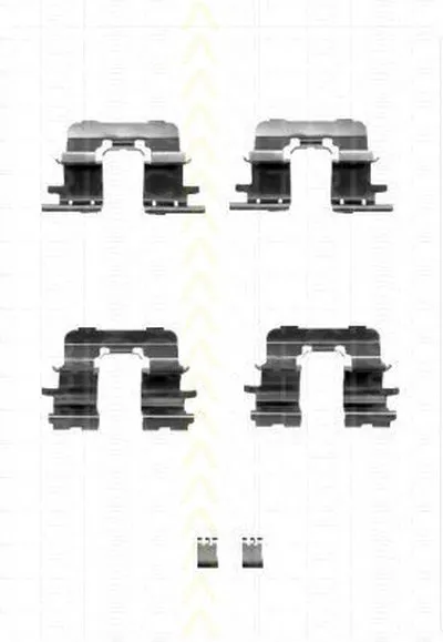 Комплектующие, колодки дискового тормоза TRISCAN купить