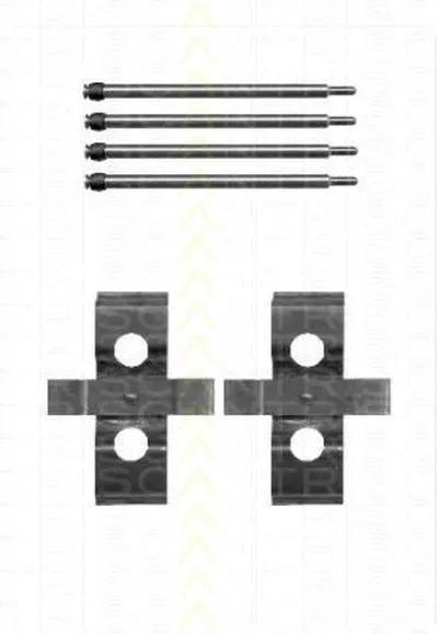 Комплектующие, колодки дискового тормоза TRISCAN купить