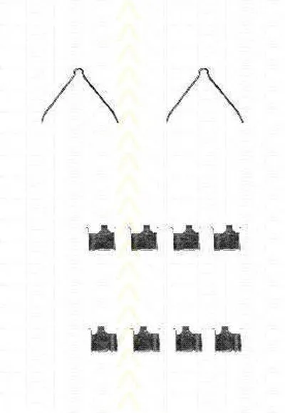 Комплектующие, колодки дискового тормоза TRISCAN купить