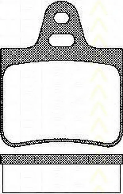 Комплект тормозных колодок, дисковый тормоз TRISCAN купить