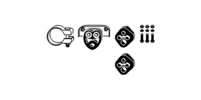 Монтажный комплект, система выпуска HJS купить