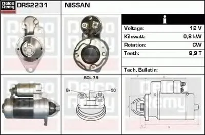 Стартер Remanufactured REMY (Light Duty) DELCO REMY купить