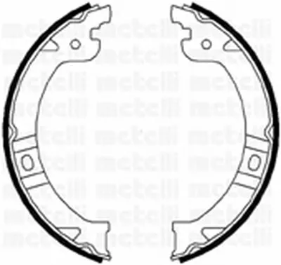 Комплект тормозных колодок, стояночная тормозная система METELLI купить