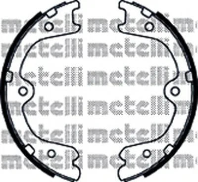 Комплект тормозных колодок, стояночная тормозная система METELLI купить