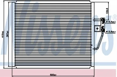 Конденсатор, кондиционер NISSENS купить