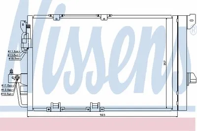 Конденсатор, кондиционер NISSENS купить