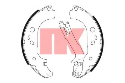 Комплект тормозных колодок NK купить