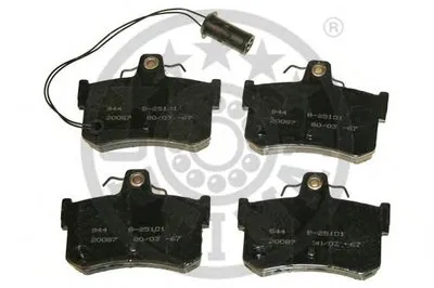 Комплект тормозных колодок, дисковый тормоз OPTIMAL купить