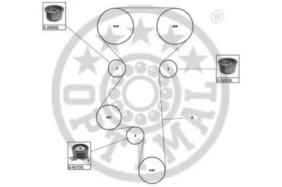 Комплект ремня ГРМ OPTIMAL купить