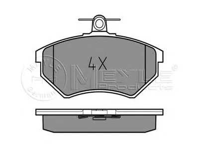 Комплект тормозных колодок, дисковый тормоз MEYLE купить
