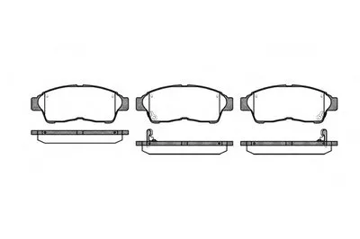 Комплект тормозных колодок, дисковый тормоз REMSA купить
