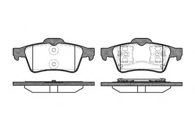 Комплект тормозных колодок, дисковый тормоз REMSA купить