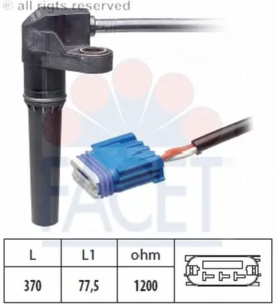 Датчик частоты вращения, автоматическая коробка передач FACET купить