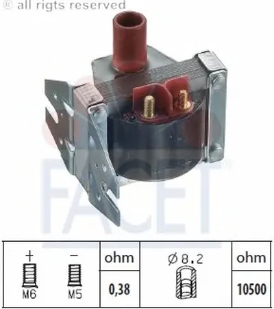 Катушка зажигания FACET купить